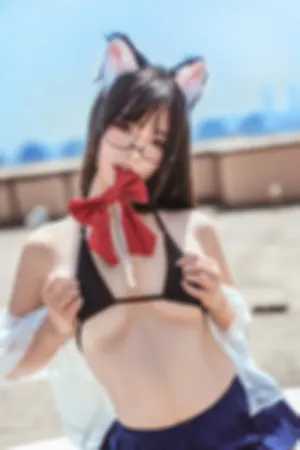 [FuLi]米友福利 户外JK制服 黑犬机器人女友