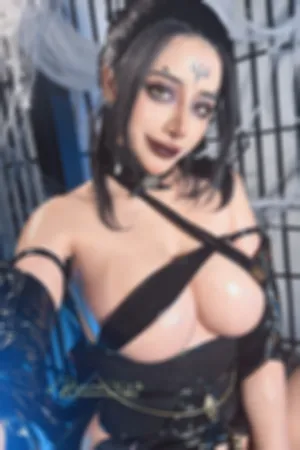 [Cosplay]角色扮演 黑色 情趣服饰 黑神话四妹