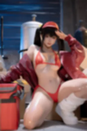 [Cosplay]角色扮演 红色 情趣内衣 金拱门 配送员 麦门