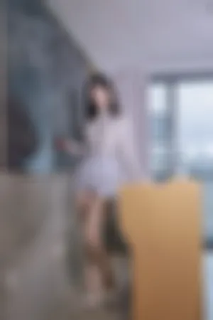 [FuLi]米友福利 灰色 缕空连衣短裙 闪亮肉丝 亮丝纯欲教师