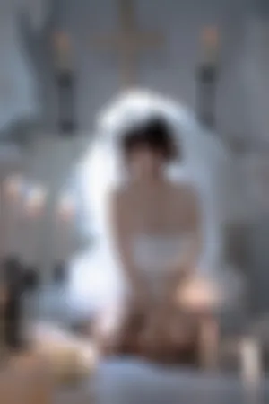 [Cosplay]角色扮演 红色 高跟 皮质内衣 白色婚纱 婚