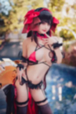 [Cosplay]角色扮演 时崎狂三 泳装 Kurumi_Tokisaki_Swimsuit