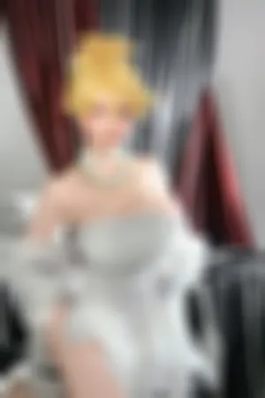 [FuLi]米友福利 白色 连衣礼裙 吊带袜天使潘迪礼服