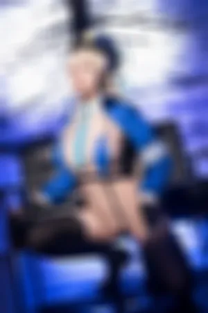 [FuLi]米友福利 蓝色情趣连体内衣 飞鸟马时