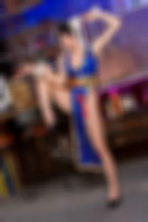 [Cosplay]角色扮演 街霸春丽 桃花旗袍