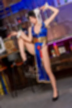 [Cosplay]角色扮演 街霸春丽 桃花旗袍