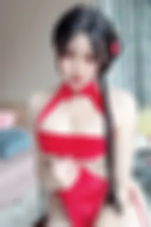 [Cosplay]角色扮演 红色 开胸 旗袍 新春