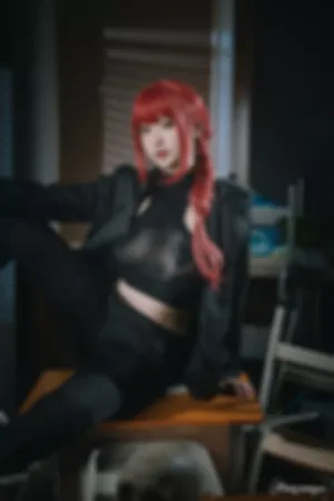 [FuLi]米友福利 白衬衫 黑色薄透内衣 链锯人