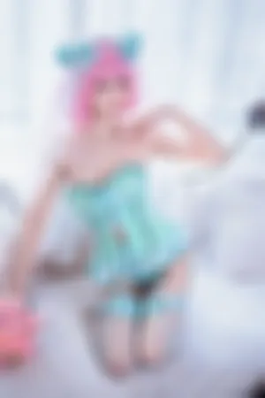 [Cosplay]角色扮演 王女梦梦 婚纱内衣