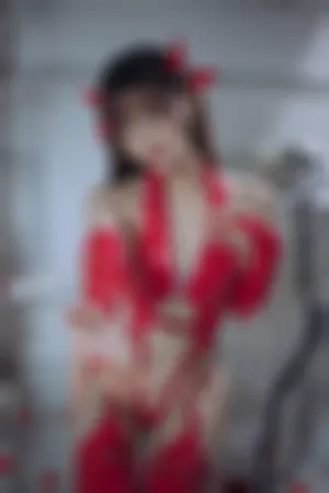 [FuLi]米友福利 红色 皮质连体衣 红皮长靴 平安集锦