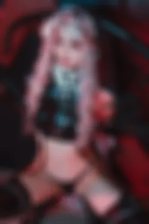 [FuLi]米友福利 黑色 皮质情趣内衣 黑皮吊袜 修女审判日