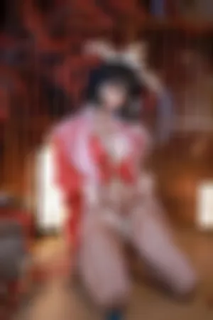 [Cosplay]角色扮演 黑兽辉夜巫女 黒獣_クロイヌ～気高き聖女は白濁に染まる～