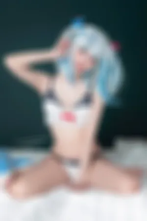 [Cosplay]角色扮演 hololive 噶呜·古拉 Gawr_Gura_Bikini