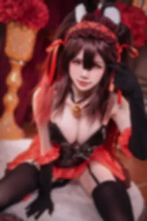 [Cosplay]角色扮演 约会大作战 猫咪狂三 Kurumi_Cat Bunny_Girl
