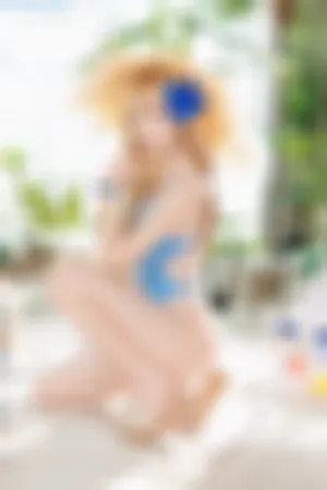 [Cosplay]角色扮演 热带缤纷 蓝莓 火龙果竞泳