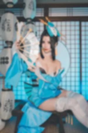 [Cosplay]角色扮演 拳皇 蓝色 Mai_Shiranui 不知火舞