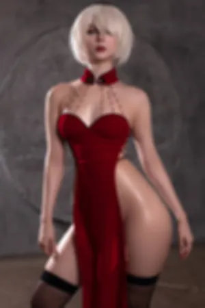 [Cosplay]角色扮演 尼尔：机械纪元 尤尔哈 2B Red_Dress