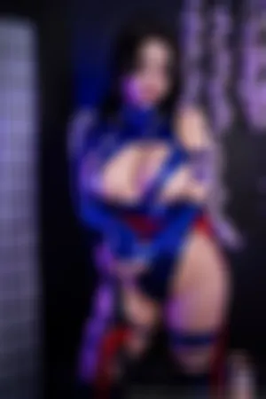 [Cosplay]角色扮演 漫威 超级英雄 灵蝶 Psylocke
