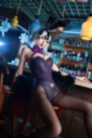 [Cosplay]角色扮演 FGO 黑贞德 兔女郎