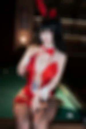 [Cosplay]角色扮演 碧蓝航线 大凤 桌球兔女郎