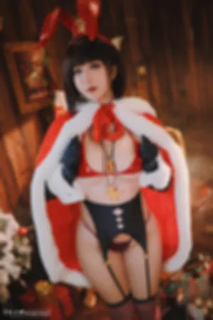 [Cosplay]角色扮演 魔太郎 春节 雪兔女郎