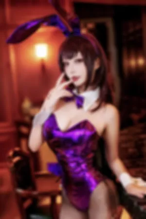 [Cosplay]角色扮演 FGO 斯卡哈 兔女郎 Bunny_Scathach スカサハ