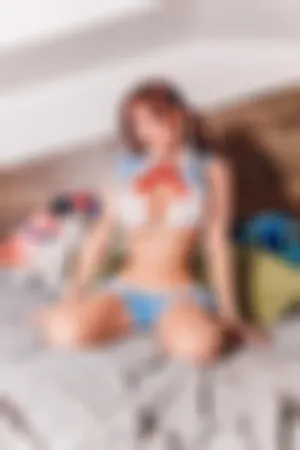 [FuLi]米友福利 蓝色比基尼