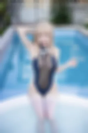 [Cosplay]角色扮演 开胸 泳装 蓝色夏日