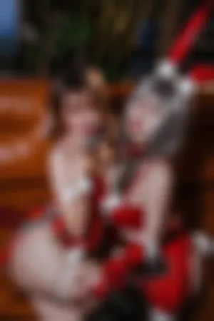 [Cosplay]角色扮演 圣诞双兔