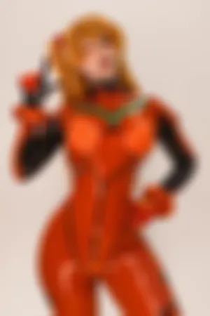 [Cosplay]角色扮演 新世纪福音战士 EVA 明日香 胶衣 Latex#Asuka