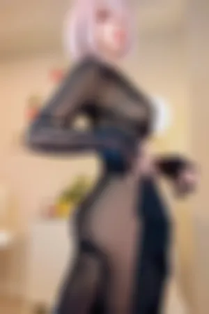 [Cosplay]角色扮演 FGO 玛修·基列莱特 透视黑纱