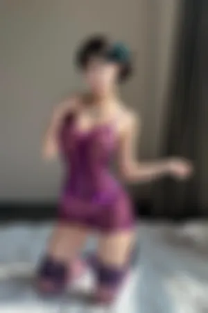 [FuLi]米友福利 制服诱惑 女警 紫色 情趣内衣 男友视角