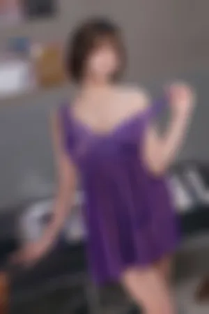 [FuLi]米友福利 紫色 透视 睡衣 加班秘书